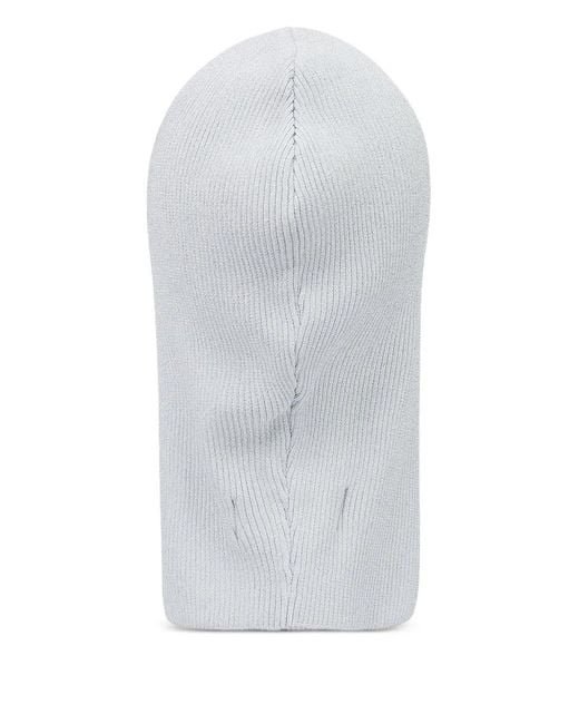 Who Decides War Gray Half-Zip Knit Cap for men