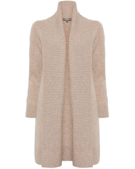N.Peal Cashmere Abbey Cashmere Cardigan in het Natural
