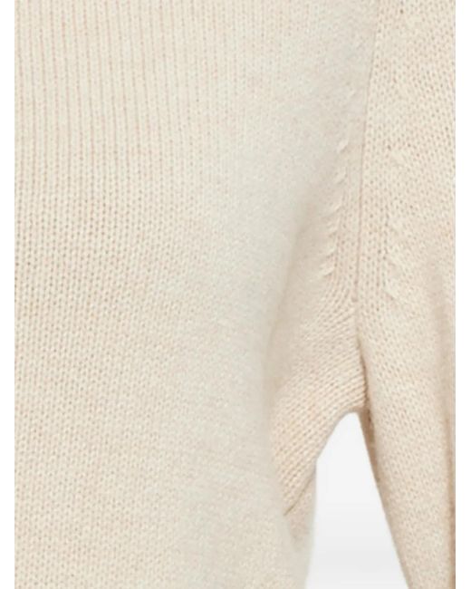 Isabel Marant White Cornelia Crew-Neck Sweater