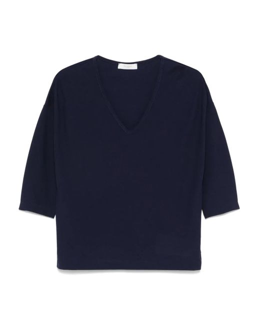 Zanone コットン Tシャツ Blue