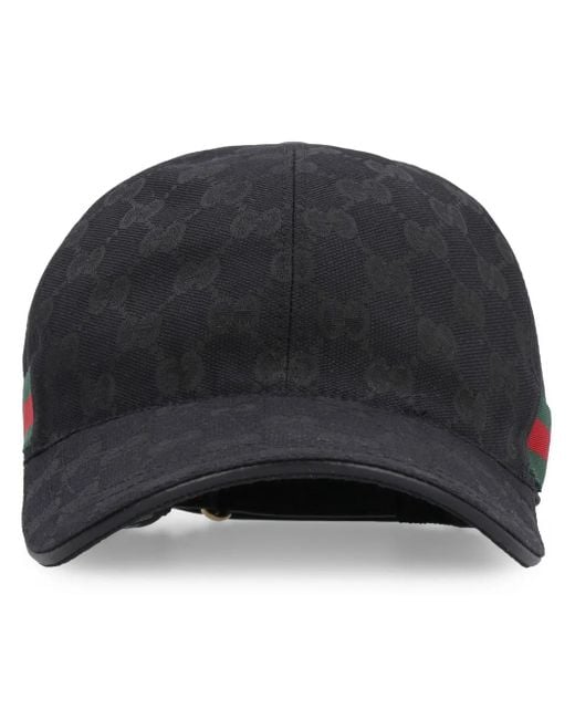 Gorra con motivo GG Supreme Web Gucci de color Gray