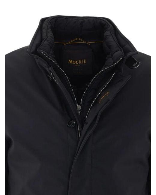 Moorer Blue Reis Down-Padded Jacket for men