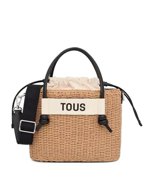 Tous Black Medium Scoubidou Tote Bag