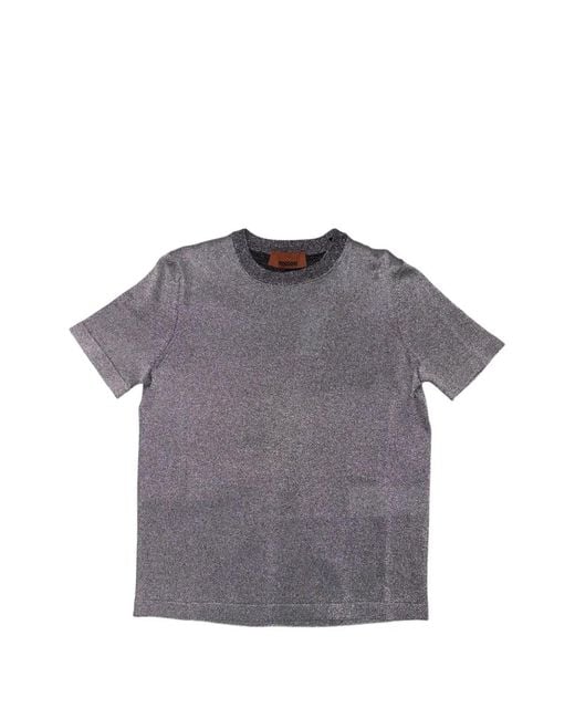 Missoni Gray Short-Sleeved T-Shirt