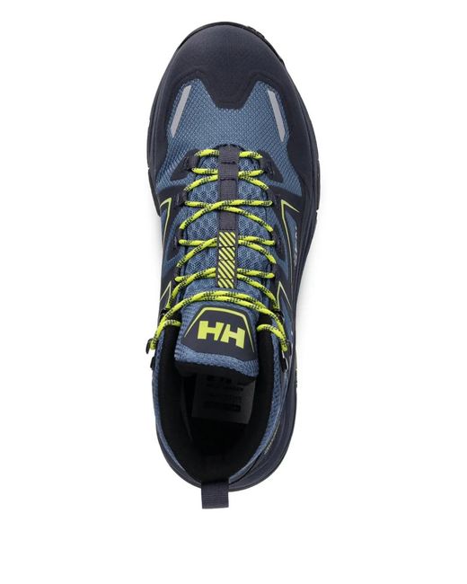 Helly Hansen Blue Contrast Logo Hiking Boots for men
