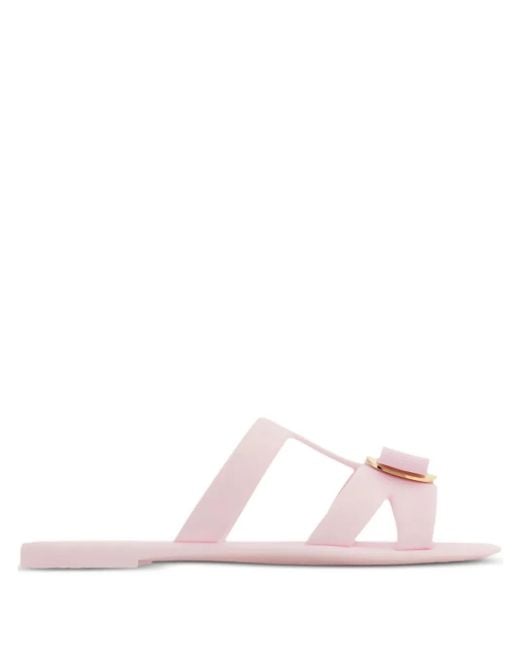 Sandali Slides New Vara di Ferragamo in Pink