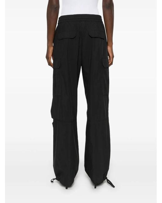 P.A.R.O.S.H. Black Cargo Trousers