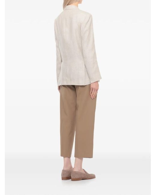 Lardini White Button-Fastening Blazer