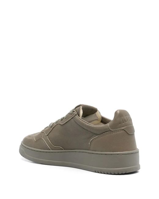 Autry Gray Medalist Low Sneakers for men