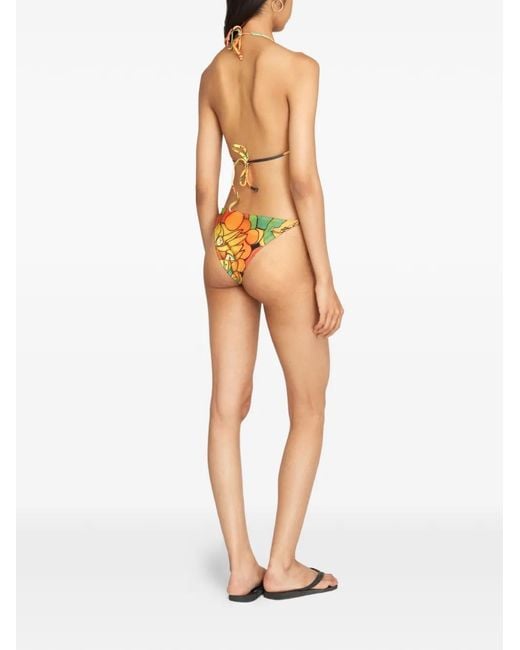 Donde Esteban Metallic Triangle Bikini Bottom