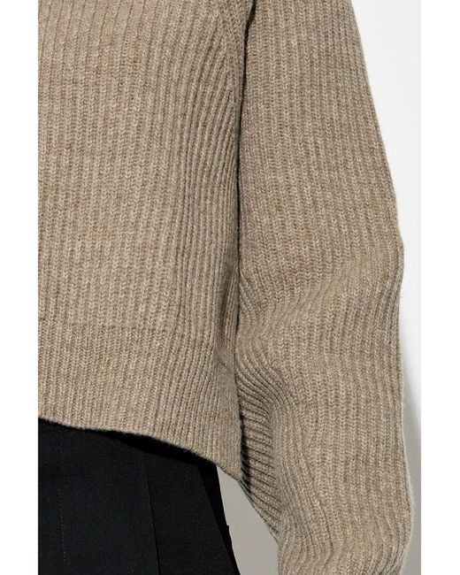 Yohji Yamamoto Natural Round-Neck Knitwear