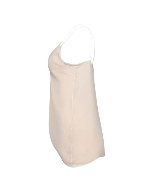 Chloé White V-Neck Camisole Top