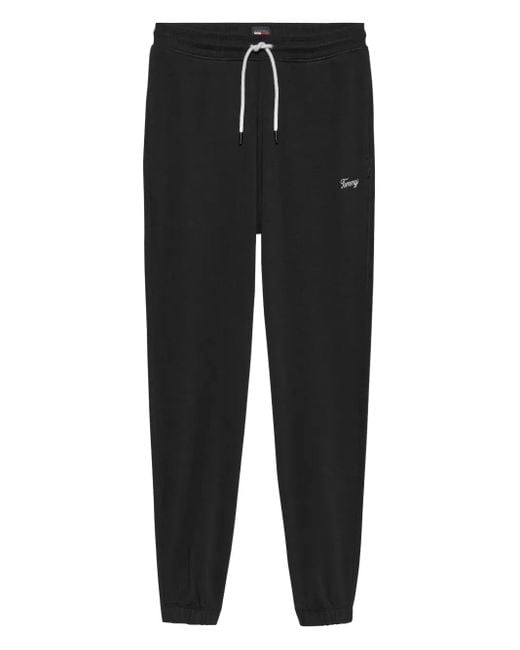 Tommy Hilfiger Black Jersey Track Pants