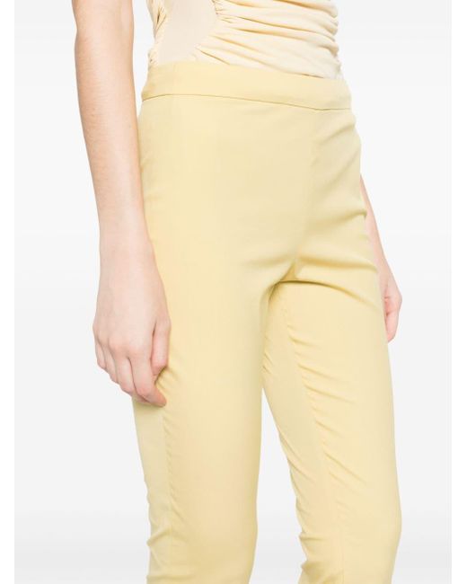 Fabiana Filippi Yellow Skinny-cut Trousers