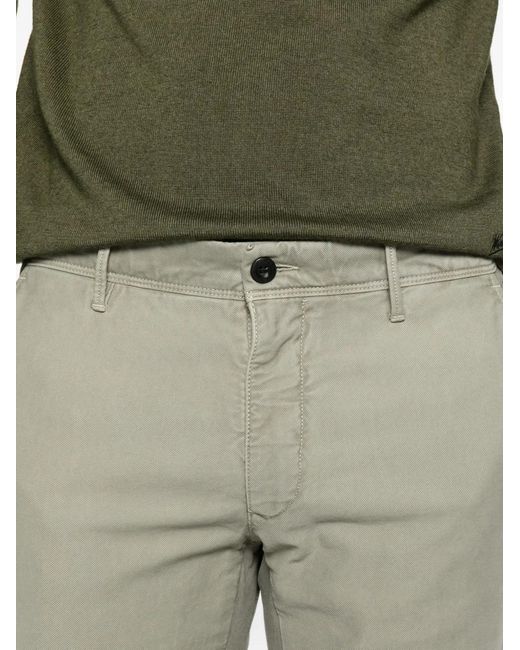 Incotex Gray Button-Up Trousers for men