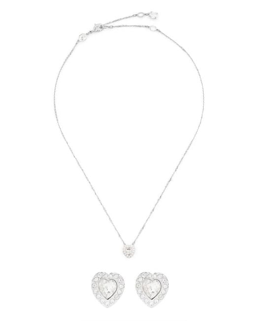 Swarovski White Angelic Necklace Set