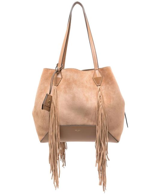 Jimmy Choo Pink Medium Diamond Tote Bag