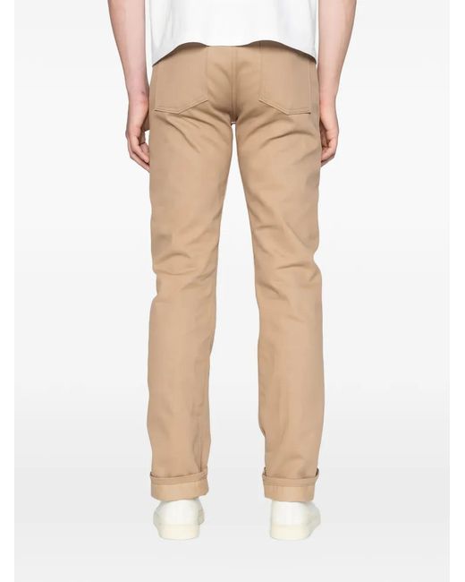 Naked & Famous Natural Weird Guy Selvedge Slacks Trousers for men