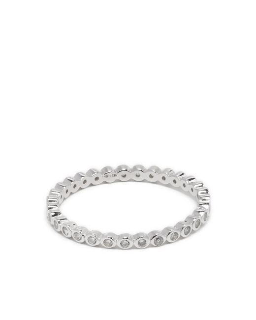Eshvi White Crystal Eternity Band
