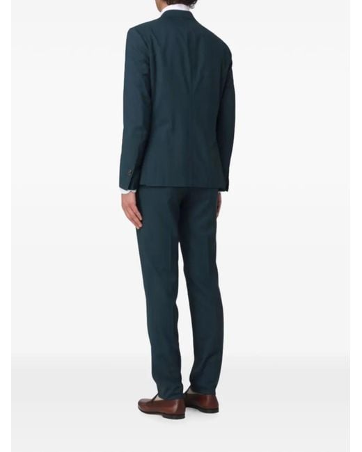Corneliani Blue Single-Breasted Suit for men