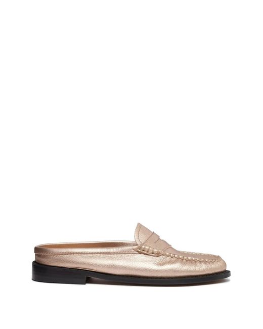 G.H.BASS White Weejuns Penny Slides