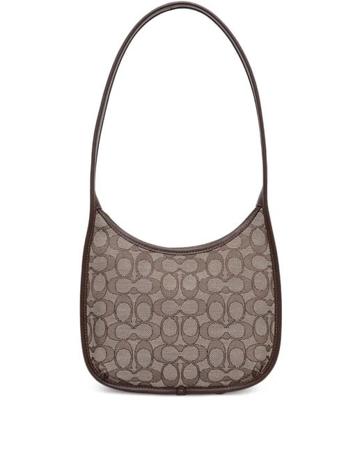 COACH Gray Monogram Tote Bag