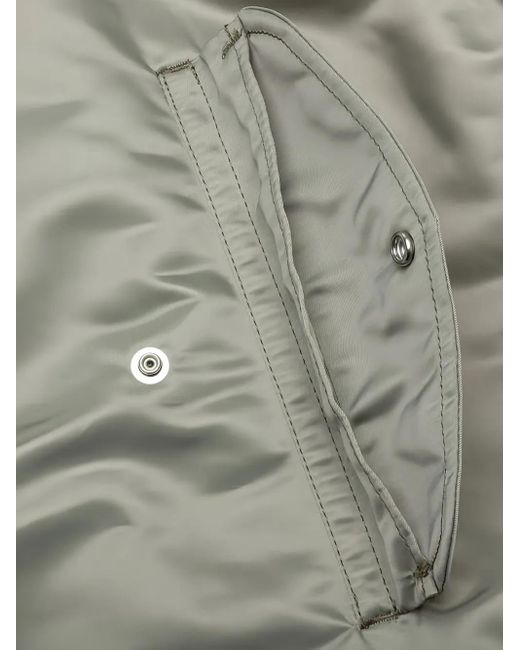 Sacai Gray Pocketed Bomber Jacket for men