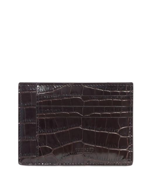 Tom Ford Black Card Holder for men