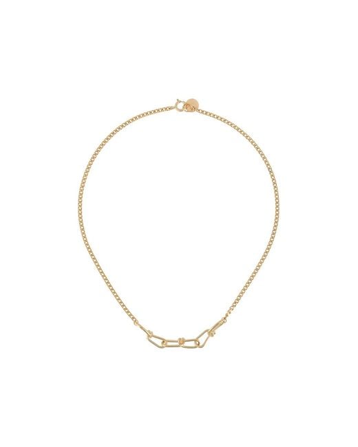 Annelise Michelson Metallic Wire Chain Gourmette Necklace