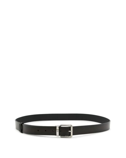 Cinturón con hebilla cuadrada Montblanc de hombre de color White