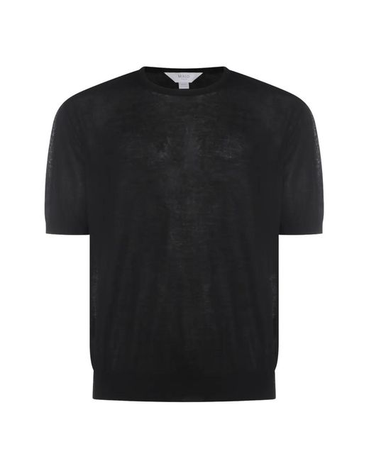 Malo Black Short-Sleeve T-Shirt for men