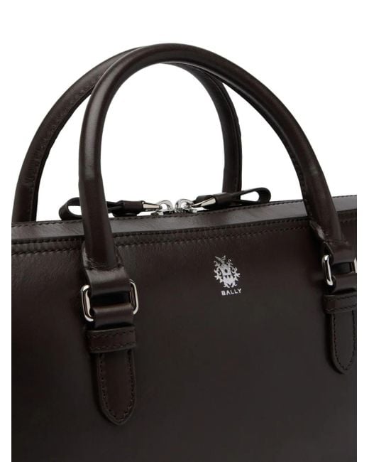 Bally Ray Leren Aktetas in het Black voor heren