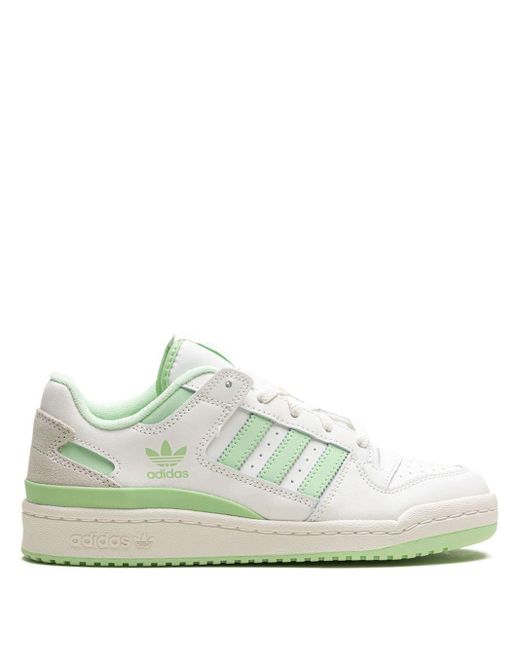 Adidas Forum Low Cl "white/green Spark" Sneakers