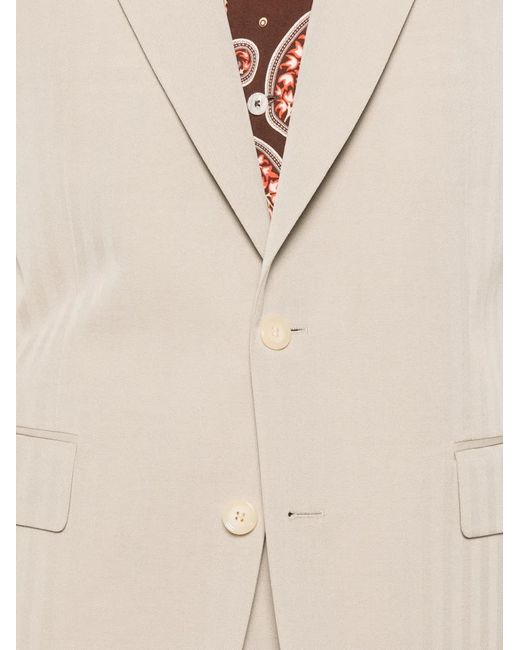 Fursac Natural Buttoned Single-Breasted Suit for men