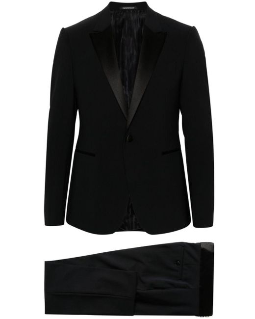 Emporio Armani Einreihiger Anzug in Black für Herren