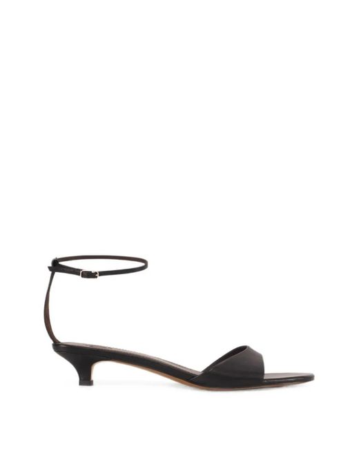 12 STOREEZ White Jane Leather Sandals