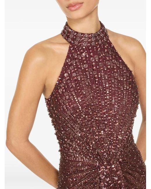 Jenny Packham Purple Whisper Gown