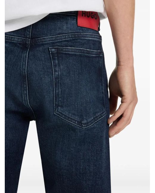 Jean À Effet Délavé HUGO pour homme en coloris Blue