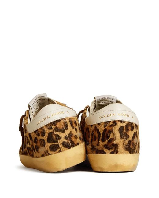 Golden Goose Deluxe Brand Brown Super Star Sneakers