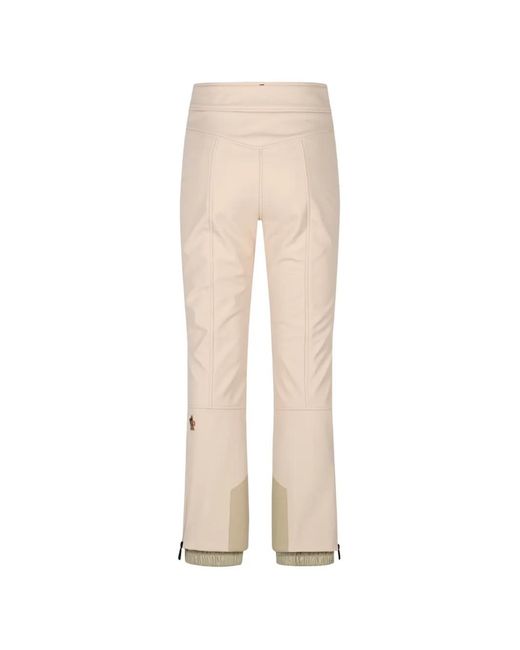 Moncler Natural Logo-Patch Ski Pants