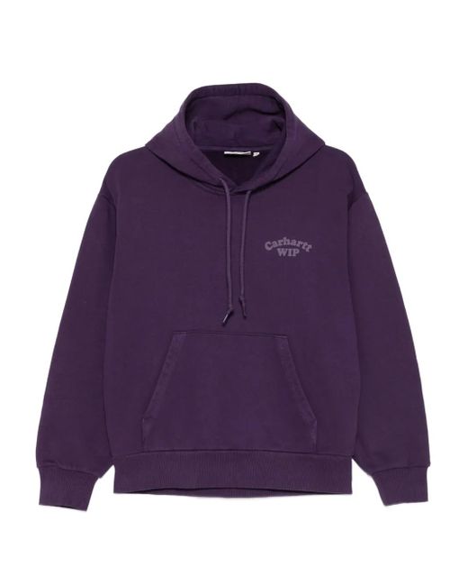 Sudadera con capucha y logo Carhartt de color Purple