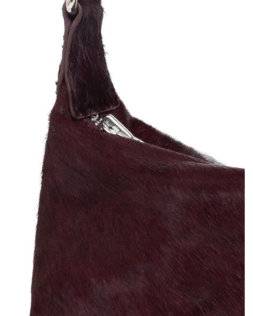Samsøe & Samsøe Purple Mini Salylo S Zip-Fur Tote Bag