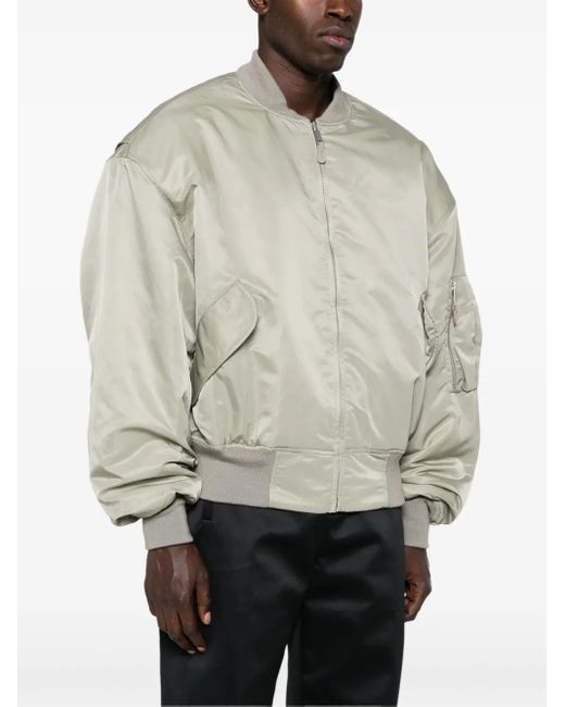 Entire studios Natural Broad Bomber Jacket
