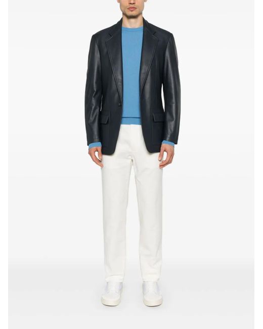 Incotex White Tapered Trousers for men