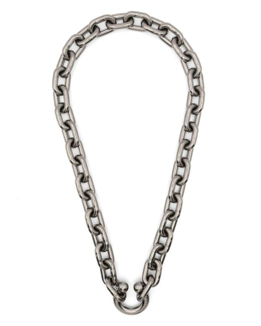 Random Identities Metallic Prince Albert Chain Necklace for men