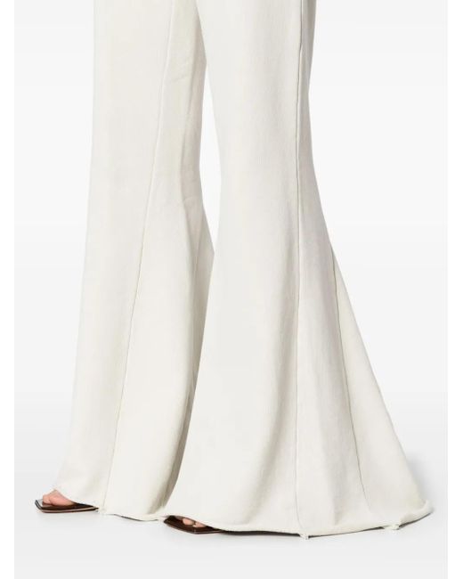 Entire studios White Heavy Flare Trousers