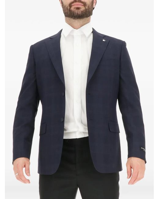 Scotch & Soda Blue Veste À Simple Boutonnage for men