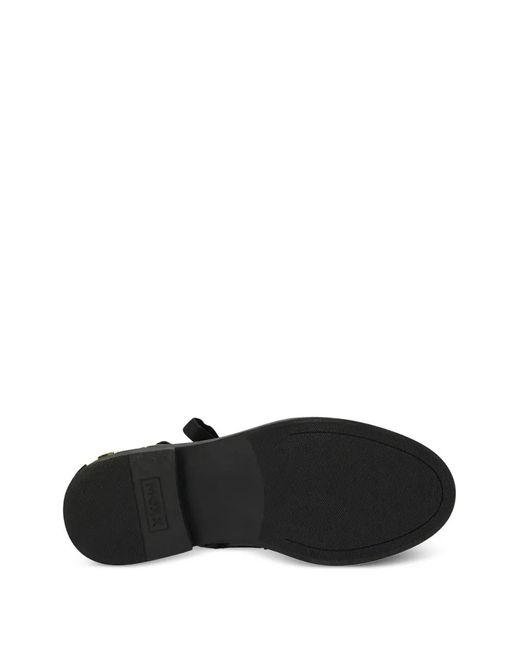 Mexx Black Buckle Lace-Up Boots