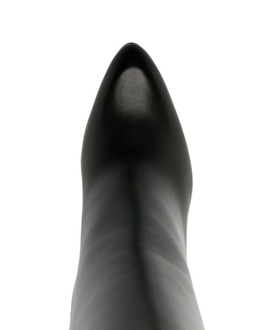 Alexander McQueen Black Armadillo Stiefeletten 95mm