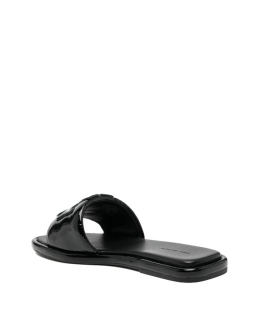 Tory Burch Black Square Toe Sandals
